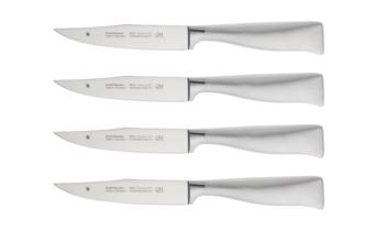 RUSTIC RANCH STEAK KNIFE BLOCK & SIX STEAK KNIVES