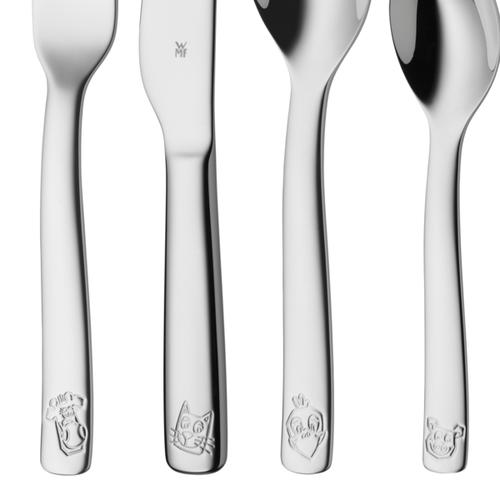 Personalised Kids Cutlery Set Stainless Steel Flatware 4pcs Set Tableware  Toddler Utensils in Presentation Box With Symbol and Child's Name 