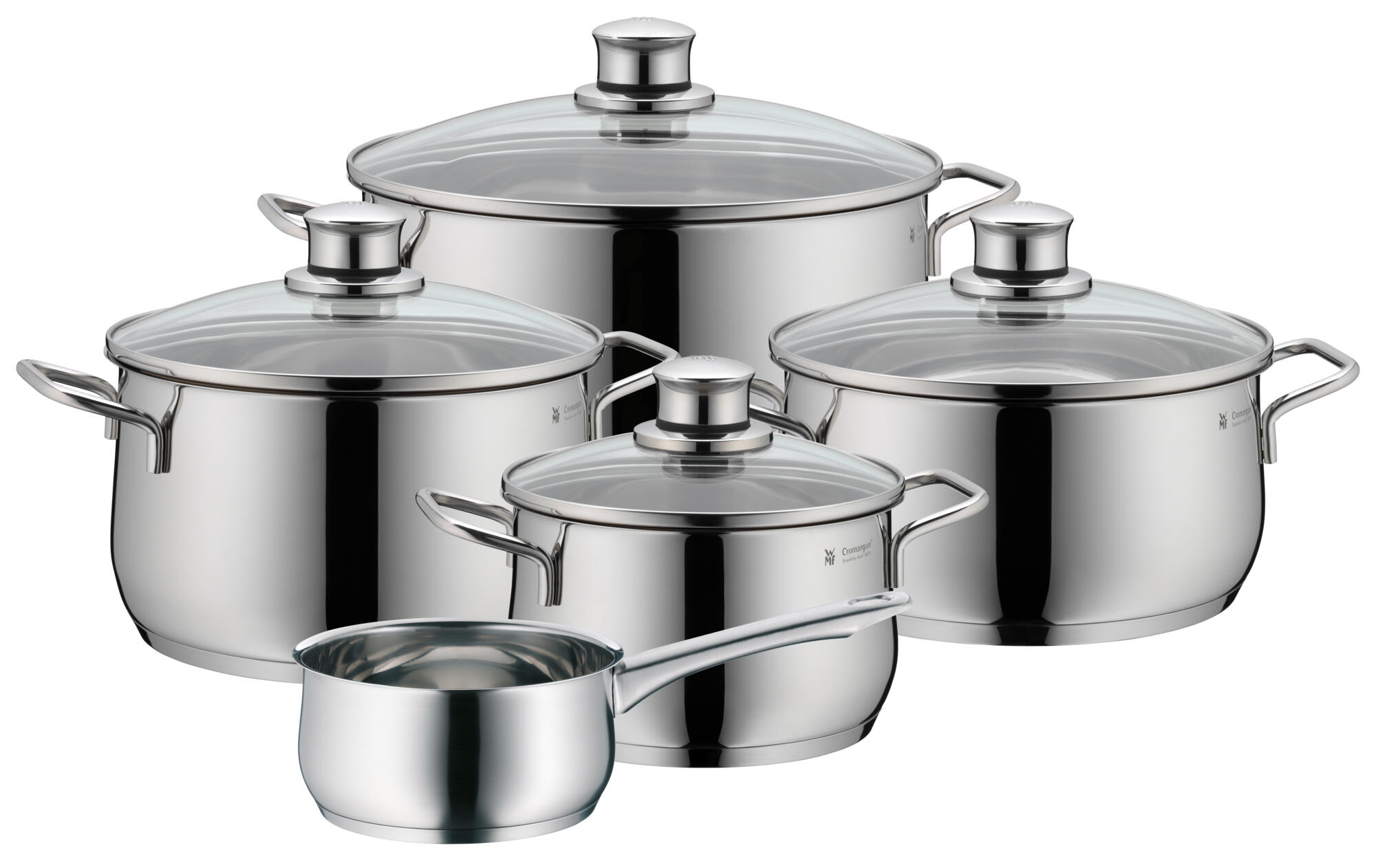 Diadem Plus Cookware 5-Piece Pot Set